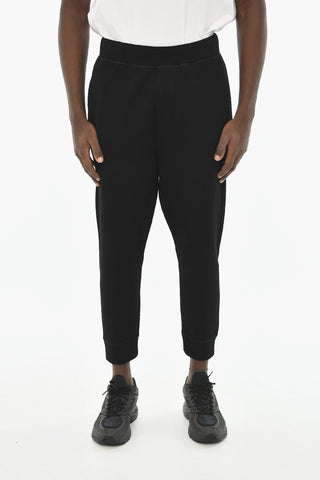 Gerippte Jogginghose mit Ton-in-Ton-Logo