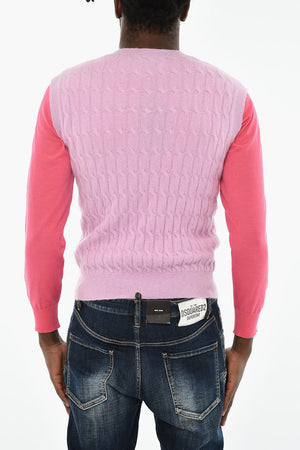 Gilet in Misto Lana Senza Maniche 