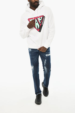 Cotton Hoodie with Logo