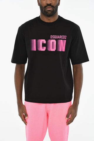 ICON 라운드넥 루즈핏 면 티셔츠