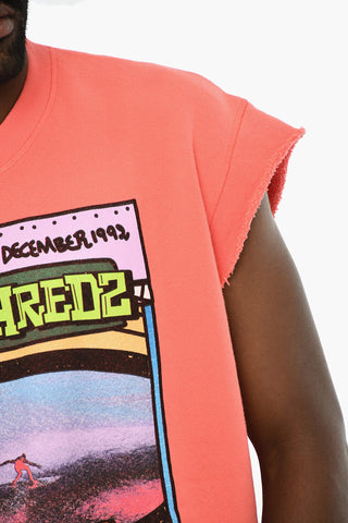 Bedrucktes Baumwoll-Tanktop