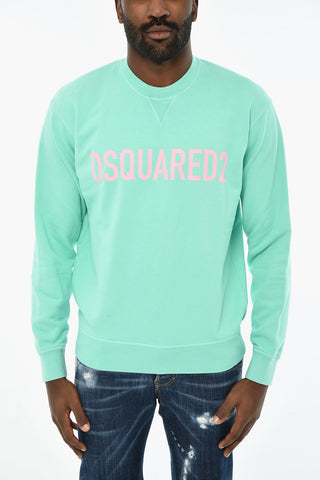 Cotton Crew-neck Sweatshirt with Logo
