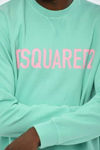Cotton Crew-neck Sweatshirt with Logo