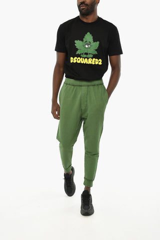 Joggers in Cotone a Tinta unita