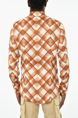 Camicia Tie Neck a Fantasia 