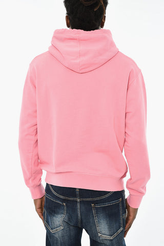 Baumwoll-Sweatshirt Mit Rundhalsausschnitt Und Logo