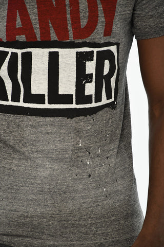 Dark grey melange MAN T-SHIRT