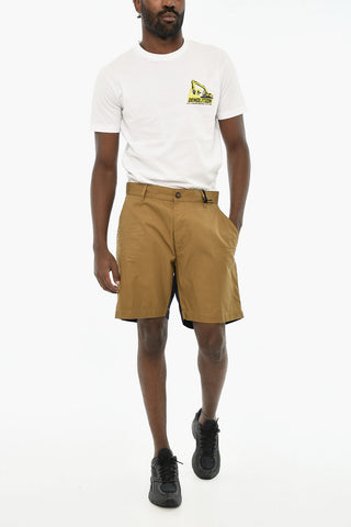 Double-Fabric Bicolour Shorts MARINE