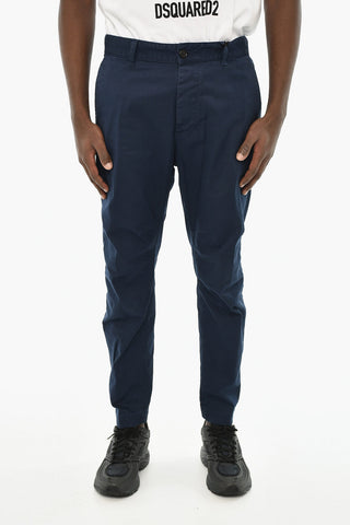 Pantaloni Chino in Cotone Stretch