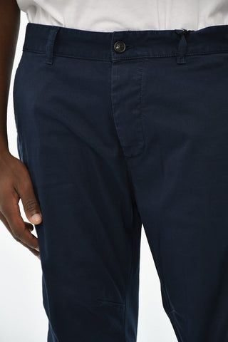 Pantaloni Chino in Cotone Stretch