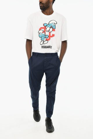 Pantaloni Chino in Cotone Stretch