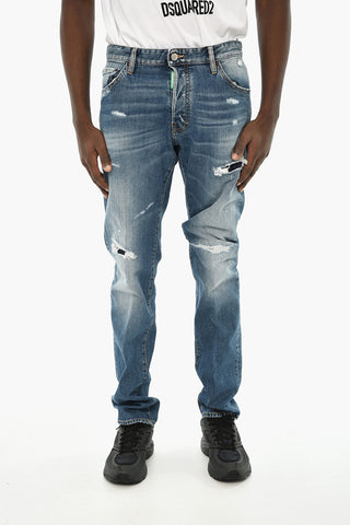 Jeans Effetto Distressed 16cm