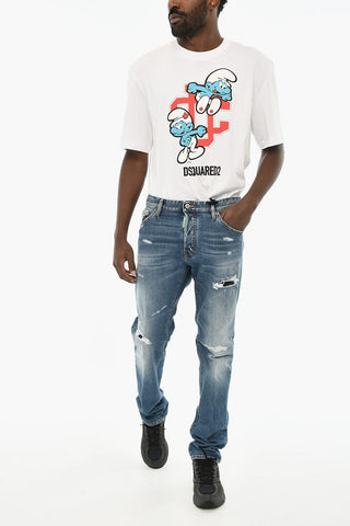 Jeans Effetto Distressed 16cm
