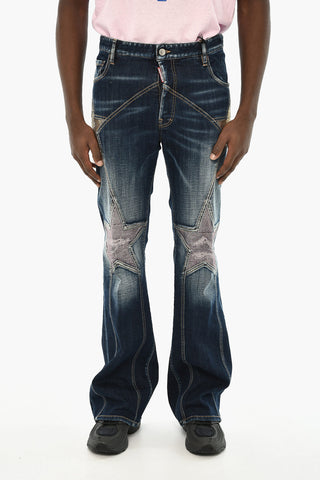 Boot-Cut-Jeans im Stonewashed-Look