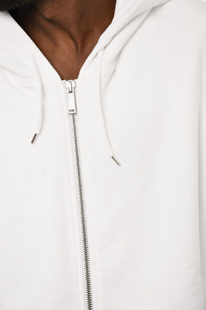 Felpa  in Cotone con Zip e Cappuccio