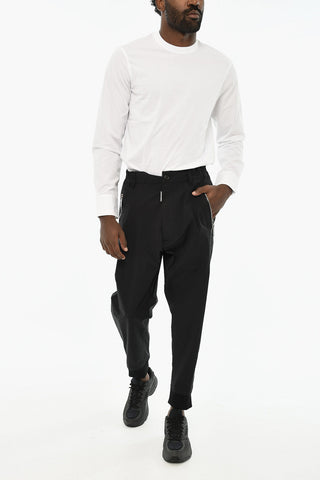 Pantaloni Casual In Cotone a Tinta Unita
