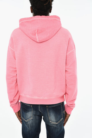 Felpa Hoodie in Cotone con Logo