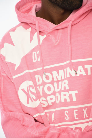 Felpa Hoodie in Cotone con Logo