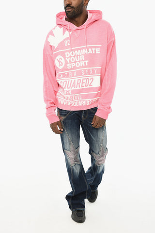 Felpa Hoodie in Cotone con Logo