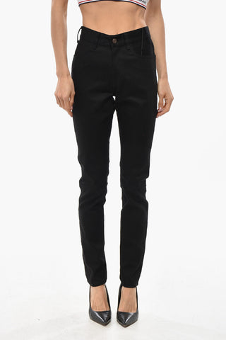 Jeans Slim Fit a Lavaggio Scuro 14cm