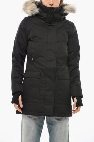 Slim-Fit Puffer Jacket CARLA with Fur Hood