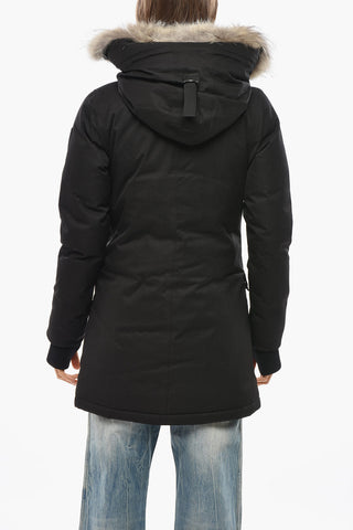 Slim-Fit Puffer Jacket CARLA with Fur Hood