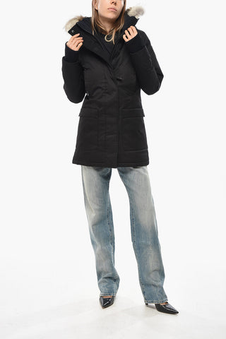 Slim-Fit Puffer Jacket CARLA with Fur Hood