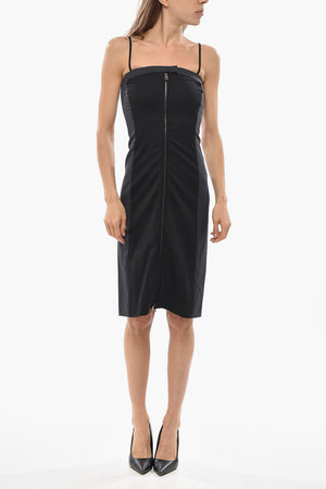 Zweifarbiges Midikleid D-DAMINI mit Reißverschluss
