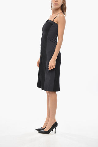 Zweifarbiges Midikleid D-DAMINI mit Reißverschluss