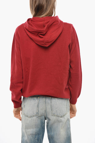 Maglia Full-Zip in Cotone con Motivo a Scacchi