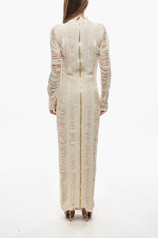 Maxi Fitted Macramé Dress