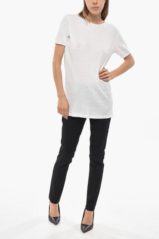 Solid Color Ribbed T-Shirt