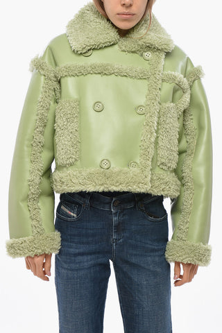 Giubbotto Doppiopetto KRISTY in Eco-Shearling