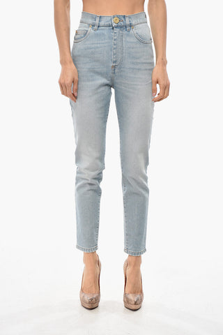 Slim Fit Denim Jeans Light Wash 15cm