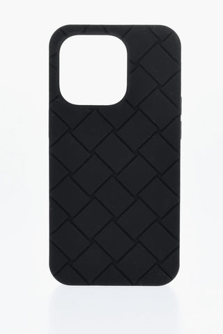 Cover Per Iphone 14 Pro in Silicone Effetto Intrecciato