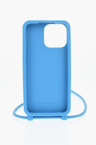 Cover Iphone 15 Pro Maxi in Silicone con Cinturino Da Collo
