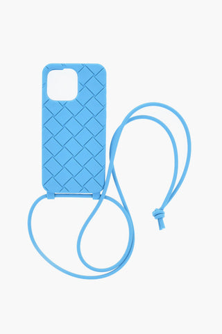 Cover Iphone 15 Pro Maxi in Silicone con Cinturino Da Collo