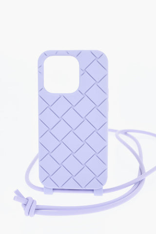 Cover Per Iphone 14 Pro In Silicone con Cinturino da Collo