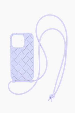 Cover Per Iphone 14 Pro In Silicone con Cinturino da Collo