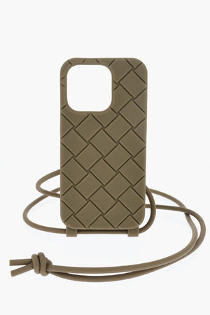 Silicone Iphone 14 Pro Case with Neck Strap