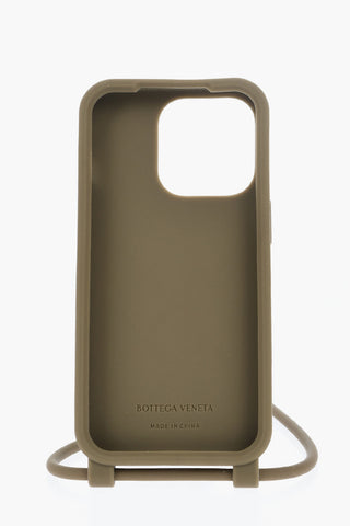 Cover Per Iphone 14 Pro In Silicone con Cinturino da Collo