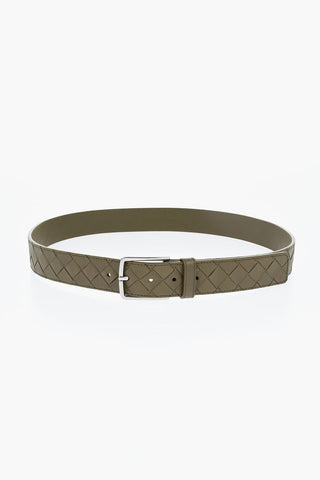 Woven Leather Belt 40mm