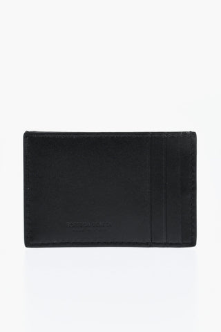 Woven Leather Card Holder