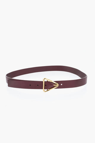 Gürtel aus einfarbigem Leder FRENCH 30 mm