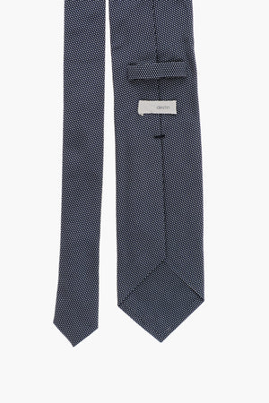 Silk Tie with Polka Dot Pattern