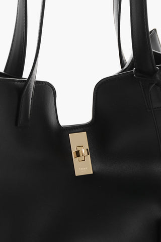 Tote Tasche CABAS aus Leder mit Schloss