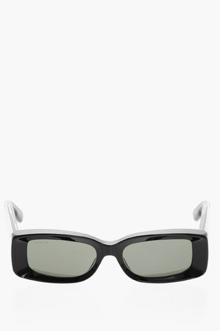 Sunglasses with Rectangular Frame and Statement Design