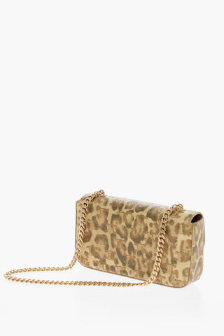 Umhängetasche CLAUDE Aus Leder Mit Animalier-Motiv