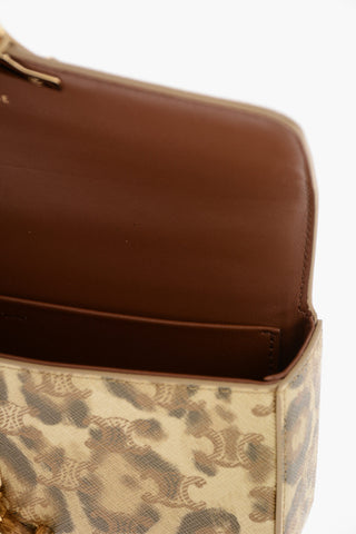 Umhängetasche CLAUDE Aus Leder Mit Animalier-Motiv