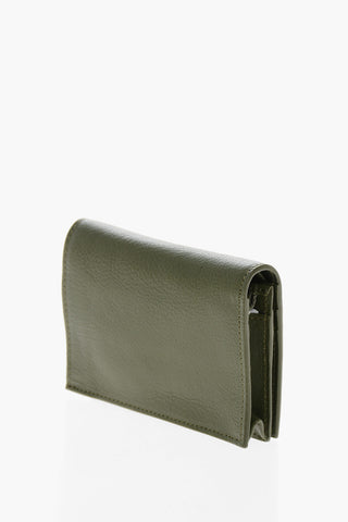 해머드 가죽 지퍼 지갑